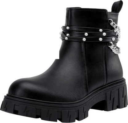 Women'S 9620 Chelsea Ankle Boots | Fashion Lug Sole Platform Elastic Slip-On Booties - SS69