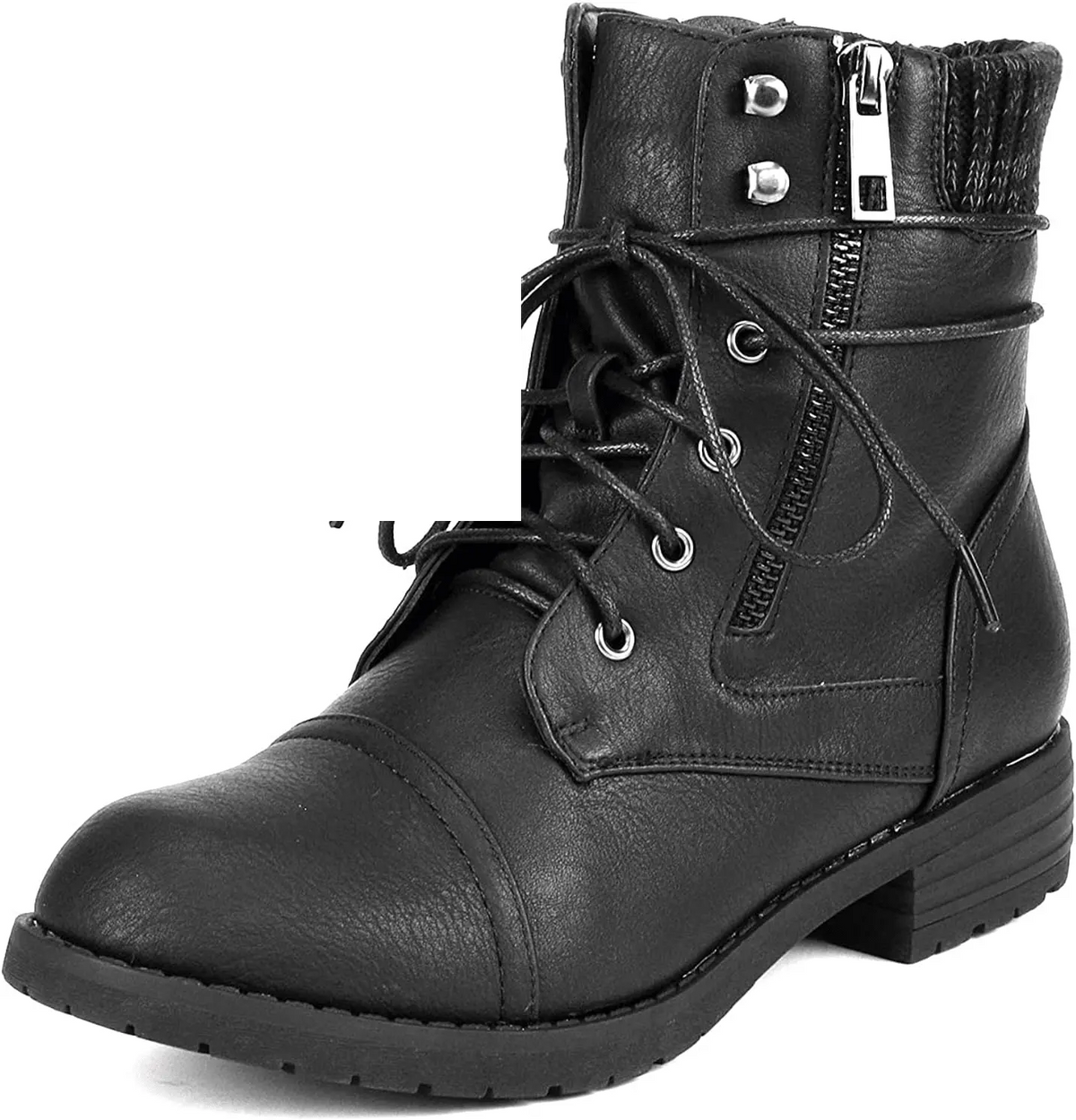 Women'S Lace up Combat Boots Ankle Booties - SS69