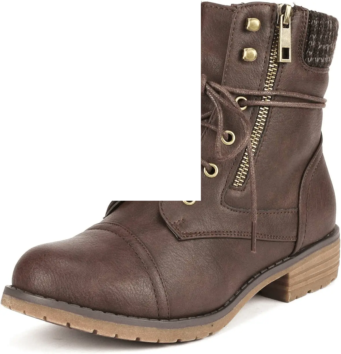 Women'S Lace up Combat Boots Ankle Booties - SS69