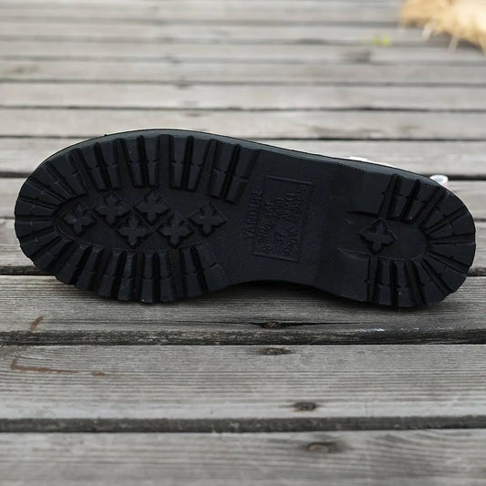 Women's Bowknot Combat Boots, Y2K Style Heart Buckle Strap Short Boots, Lace Up Round Toe Ankle Boots SS69