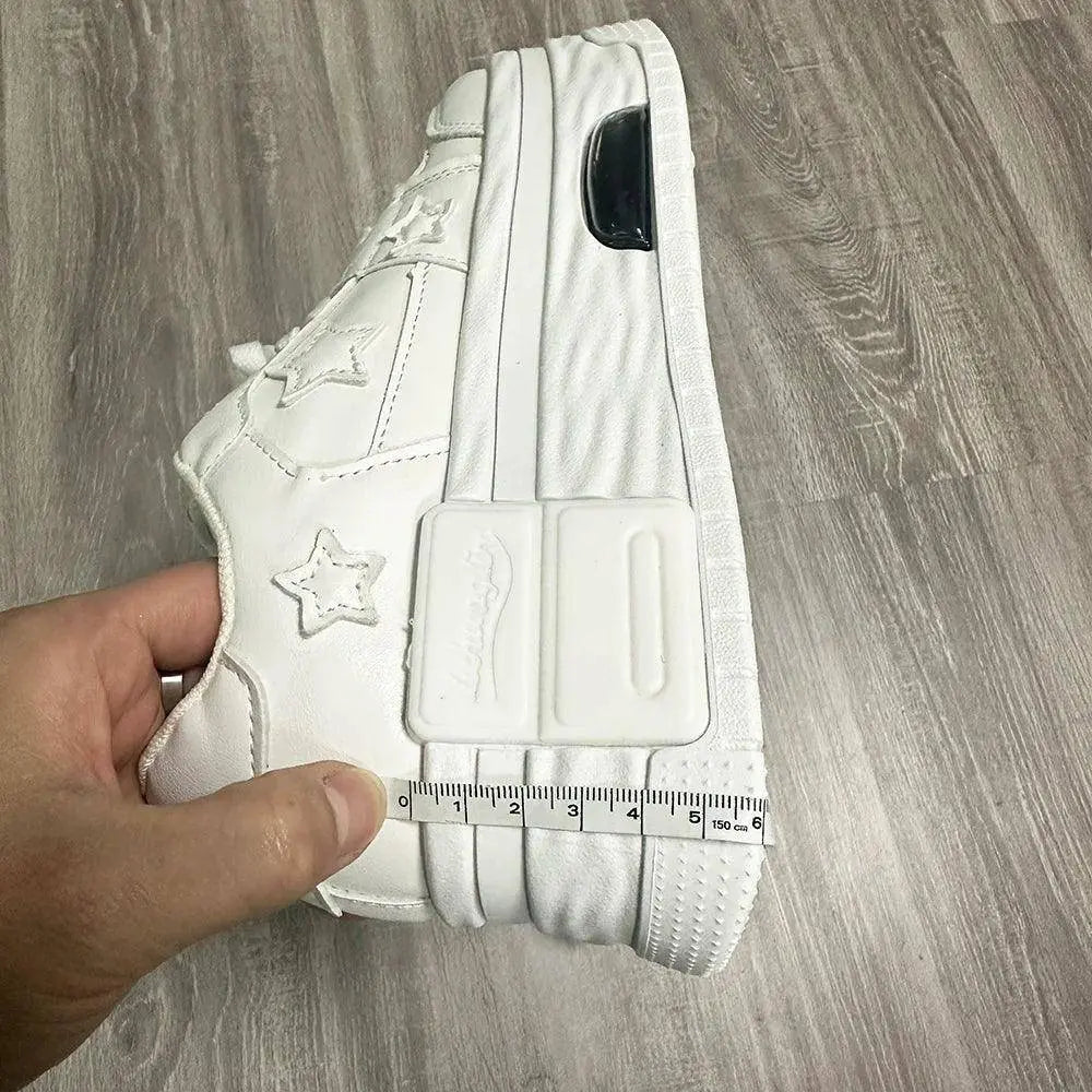 Women's Casual Platform Sneakers Star Skateboard Trainers Mix Colors Running Sport Shoes Tennis Shoes Outdoor Walking Sneakers - SS69