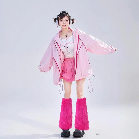 Women's Fur Leg Warmers, Furry Leg Warmers - SS69