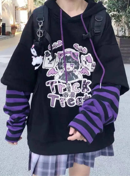 Women's Japanese Cute Kawaii Anime Girl Harajuku Style Hoodie Pullover Sweatshirt - SS69