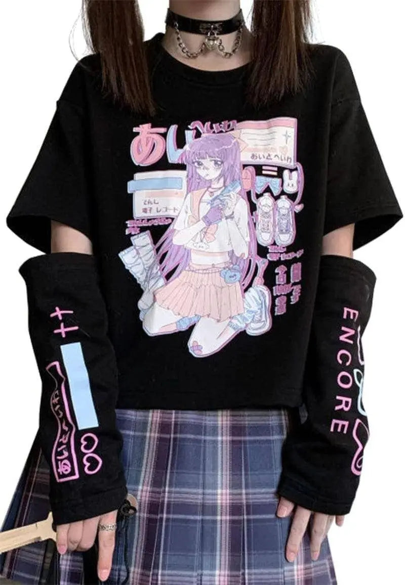 Women's Japanese Harajuku, Hoodie-Free Sweater - SS69