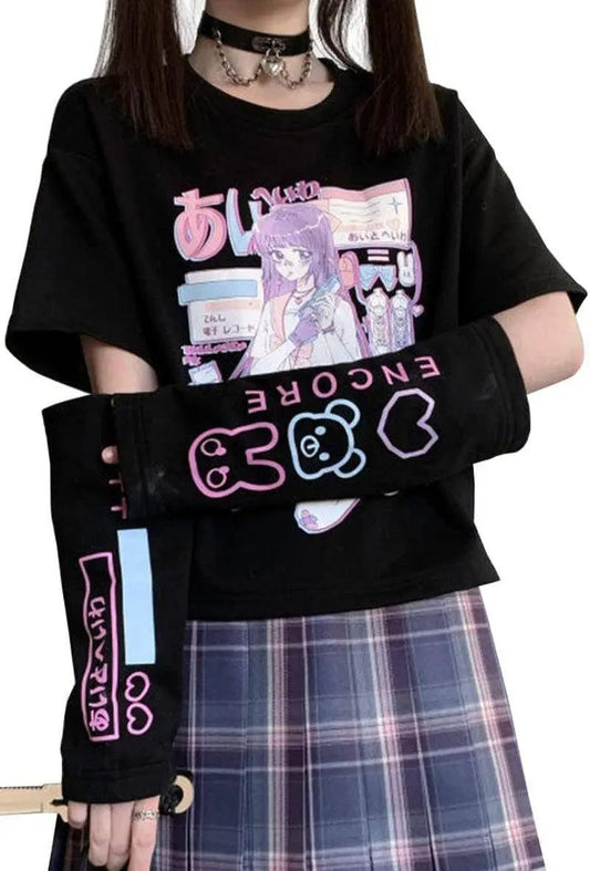 Women's Japanese Harajuku, Hoodie-Free Sweater - SS69