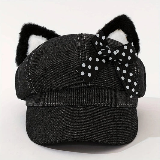 Women's Punk Hip-Hop Y2K Style Baseball Cap with Metal Chain Link SS69