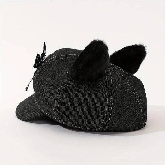 Women's Punk Hip-Hop Y2K Style Baseball Cap with Metal Chain Link SS69