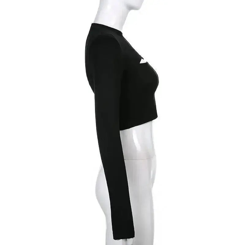 Women's T Shirt O-Neck Slim Fit Sexy Long Sleeve T-shirt Female Tees Shirt Femme Woman Crop Tops 2025 Spring New Korean Clothing SS69