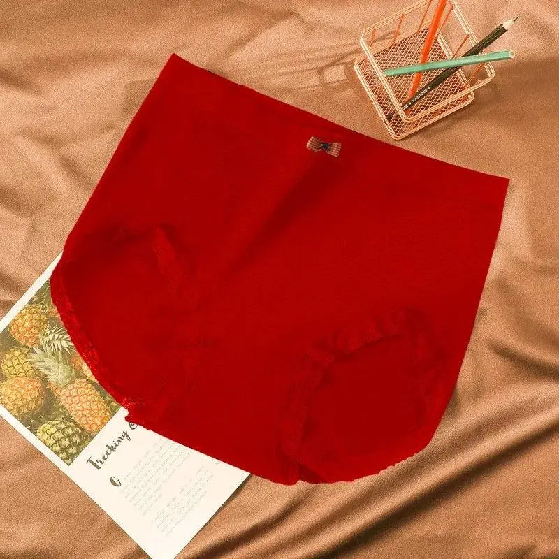 Women's underwear Plus-size XXXXL High elastic Antibacterial Obesity is special briefs lingerie breathable ladies underpants - SS69