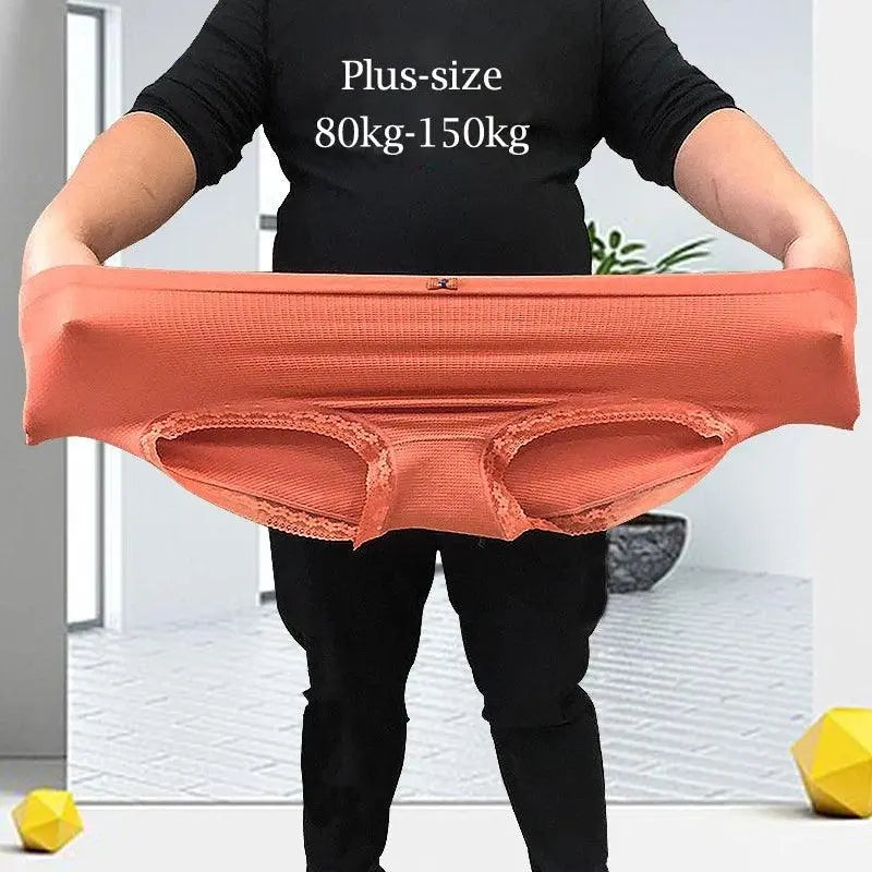 Women's underwear Plus-size XXXXL High elastic Antibacterial Obesity is special briefs lingerie breathable ladies underpants - SS69