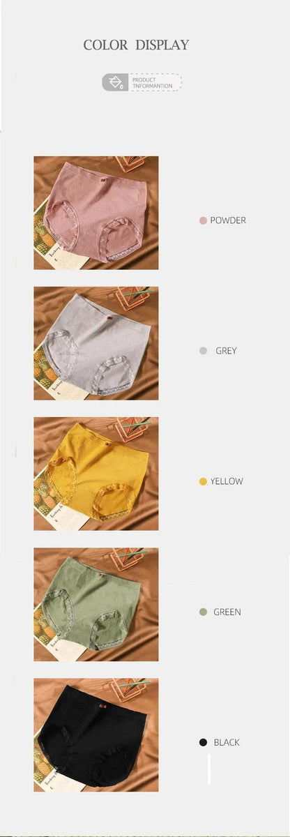 Women's underwear Plus-size XXXXL High elastic Antibacterial Obesity is special briefs lingerie breathable ladies underpants SS69