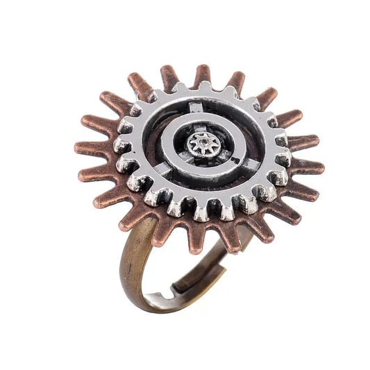 Wonderful Design Mixed Gears/Clock Pointer/Wing/Butterfly Women`s Vintage Steampunk Ring Accessory SS69
