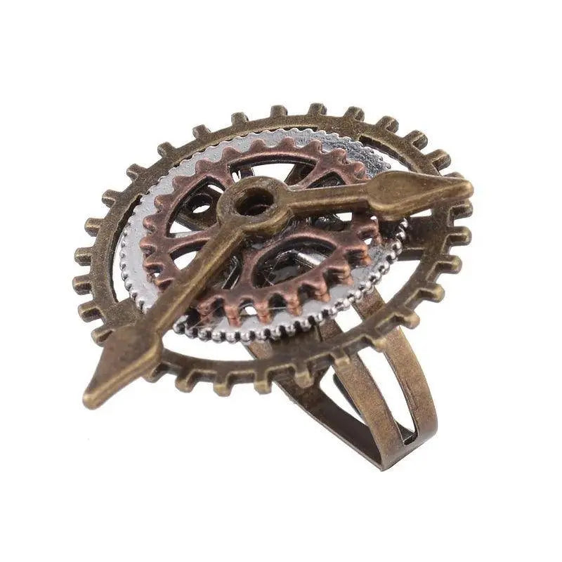 Wonderful Design Mixed Gears/Clock Pointer/Wing/Butterfly Women`s Vintage Steampunk Ring Accessory SS69