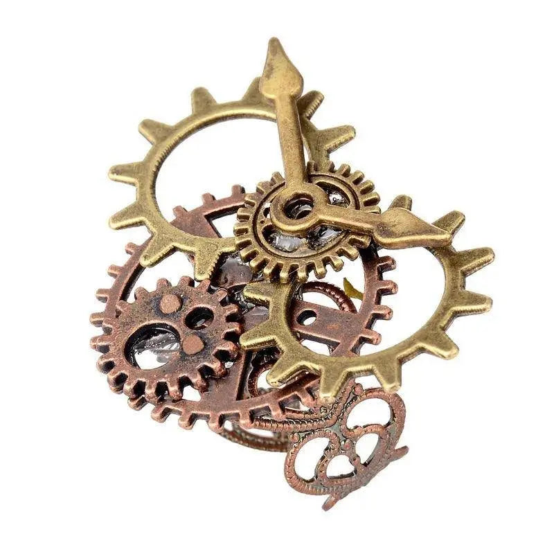 Wonderful Design Mixed Gears/Clock Pointer/Wing/Butterfly Women`s Vintage Steampunk Ring Accessory SS69