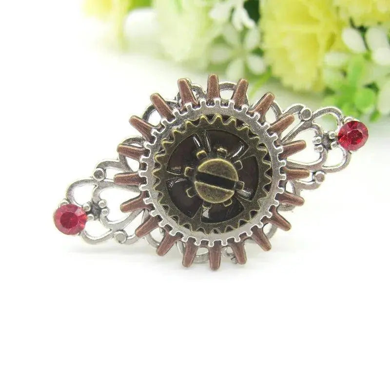 Wonderful Design Mixed Gears/Clock Pointer/Wing/Butterfly Women`s Vintage Steampunk Ring Accessory SS69