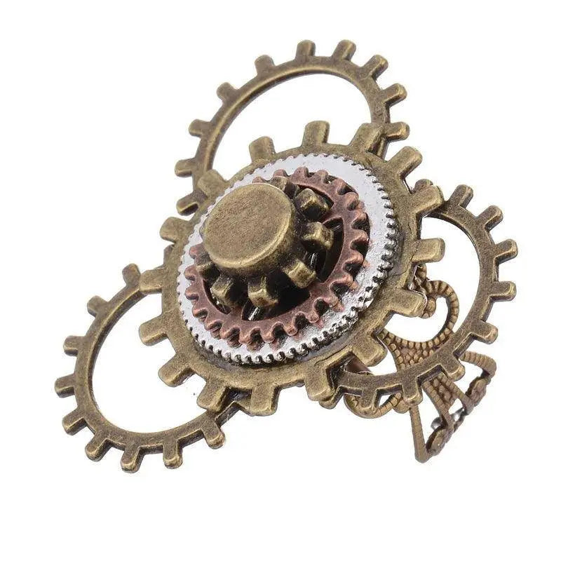 Wonderful Design Mixed Gears/Clock Pointer/Wing/Butterfly Women`s Vintage Steampunk Ring Accessory SS69
