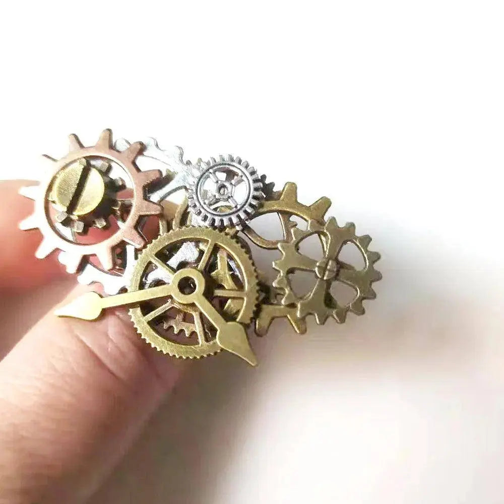 Wonderful Design Mixed Gears/Clock Pointer/Wing/Butterfly Women`s Vintage Steampunk Ring Accessory SS69