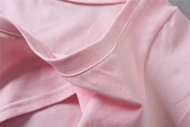 XUANSHOW New Fashion Cotton Crop Top Club Style Ultra Short Sleeves Tees Hot Exposed Breasts Erotic Women Sexy Girl's Tshirt - SS69