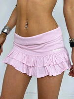 Y2K Aesthetics Pleated Mini Skirts Women Fairycore Kawaii - SS69