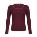 Y2K Button-Up Knitted New Year Christmas Coquette Aesthetic - SS69