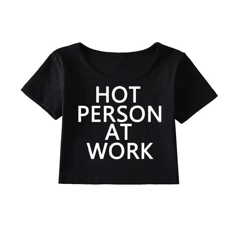 Y2K Clothes Letter Print 2000S Goth Kawaii Harajuku Fairy Grunge Short Top Women T-shirt Summer Fashion Baby Tee E-girl Crop Top - SS69