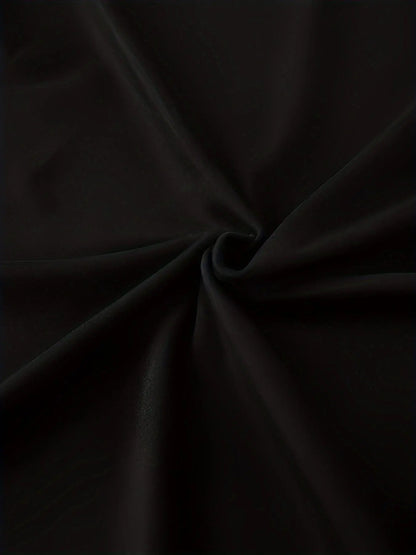 Y2K Letter Print Notched Neck T-shirt, Long Sleeve Top For Fall & Winter, Women's Clothing SS69