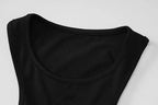 Y2K Sexy Hollow Out Summer Crop Corset Top Women Black Tees 2025 Autumn Long Sleeve Basic T Shirts Streetwear Party - SS69