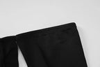 Y2K Sexy Hollow Out Summer Crop Corset Top Women Black Tees 2025 Autumn Long Sleeve Basic T Shirts Streetwear Party - SS69