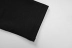 Y2K Sexy Hollow Out Summer Crop Corset Top Women Black Tees 2025 Autumn Long Sleeve Basic T Shirts Streetwear Party - SS69
