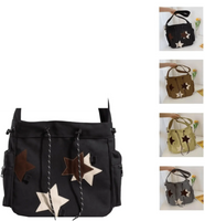 🌟 Y2K Star Canvas Messenger Bag – The Cute Aesthetic Tote You'll Love! Perfect Small Shoulder Crossbody for Your Adventures! ✨💖 #Fashion #Travel - SS69