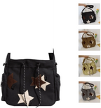 🌟 Y2K Star Canvas Messenger Bag – The Cute Aesthetic Tote You'll Love! Perfect Small Shoulder Crossbody for Your Adventures! ✨💖 #Fashion #Travel - SS69
