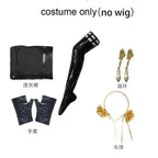 Yor Forger Cosplay costume Headband  Elastic Thigh Stockings Tights Highs Wig Earrings  Yor Forger dress full set for Comic Con - SS69