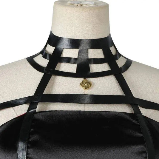 Yor Forger Cosplay costume Headband  Elastic Thigh Stockings Tights Highs Wig Earrings  Yor Forger dress full set for Comic Con - SS69