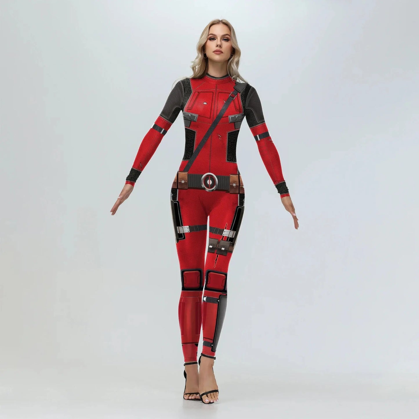 [You're My Secret]Cosplay Wolverine Superhero Deadpool Bodysuit Costume Halloween Cosplay Party Anime Jumpsuit Women Zentai Suit SS69 26.69 123 / L