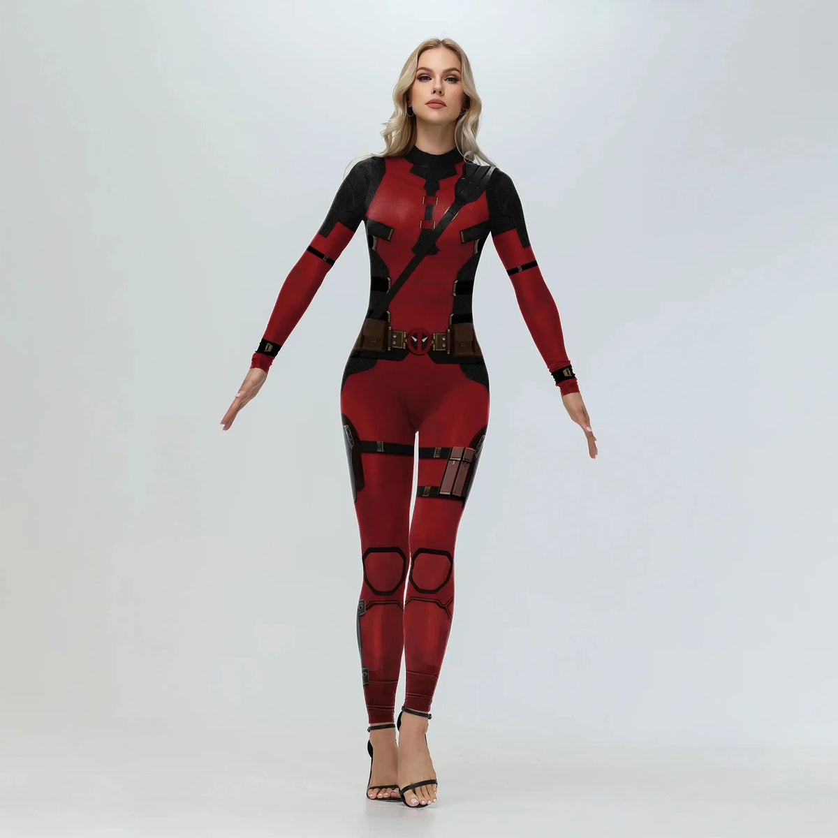 [You're My Secret]Cosplay Wolverine Superhero Deadpool Bodysuit Costume Halloween Cosplay Party Anime Jumpsuit Women Zentai Suit SS69 26.69 499 / L