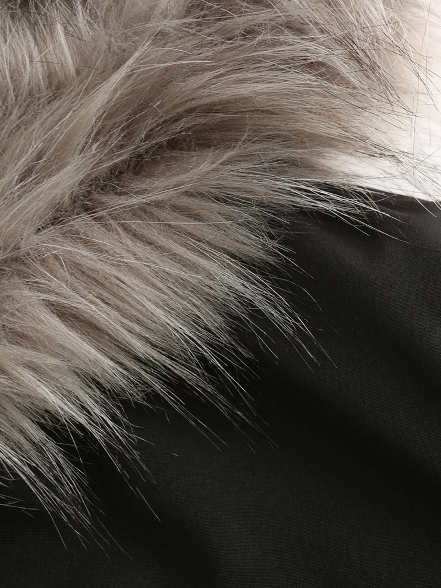 Zip-up Fuzzy Hoodie Parka Coat, Casual Thermal Long Sleeve Drawstring Waist Faux Fur Lined Warm Coat For Fall & Winter, Women's Clothing SS69