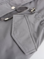 Zip-up Fuzzy Hoodie Parka Coat, Casual Thermal Long Sleeve Drawstring Waist Faux Fur Lined Warm Coat For Fall & Winter, Women's Clothing SS69