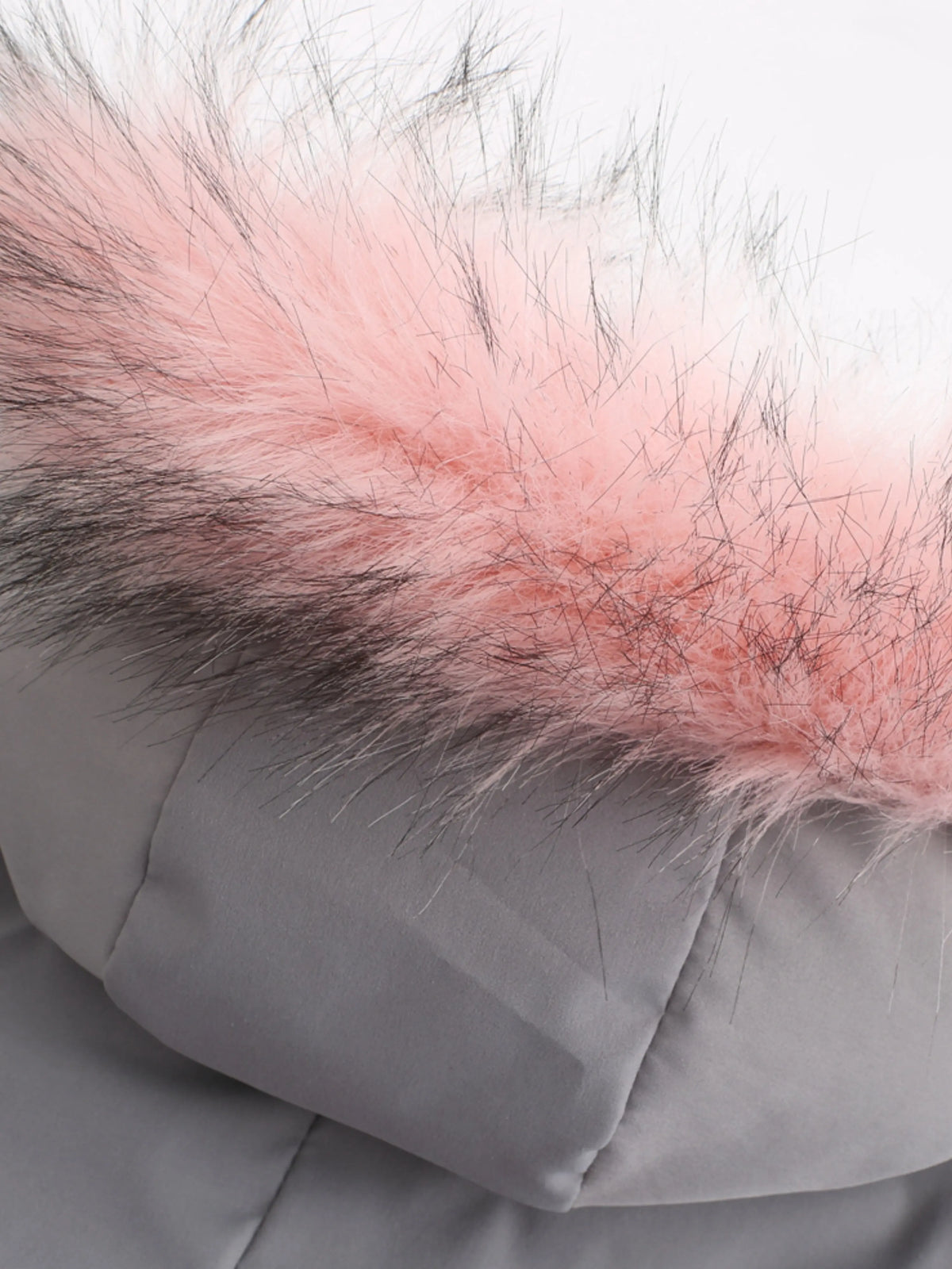 Zip-up Fuzzy Hoodie Parka Coat, Casual Thermal Long Sleeve Drawstring Waist Faux Fur Lined Warm Coat For Fall & Winter, Women's Clothing SS69