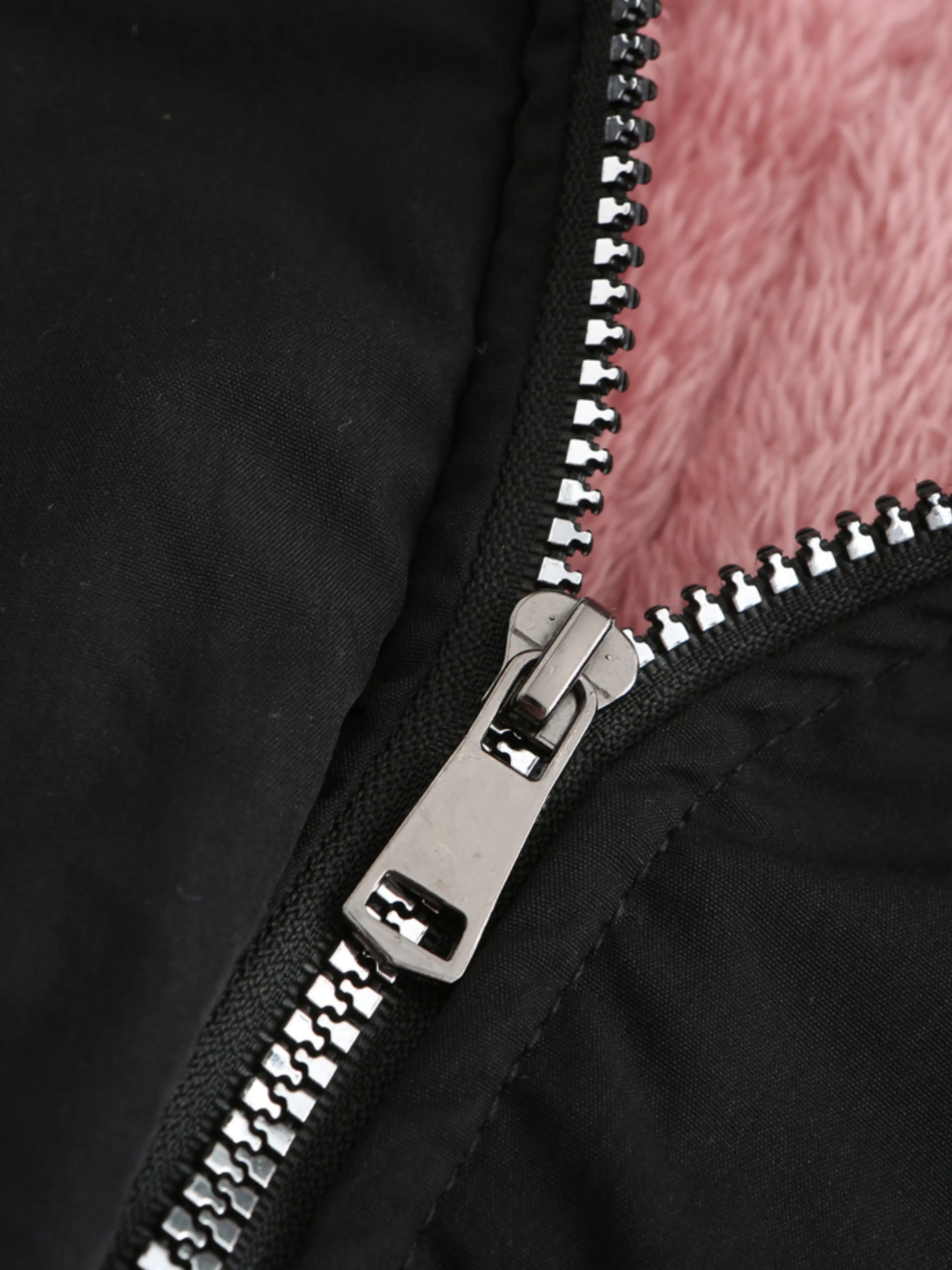 Zip-up Fuzzy Hoodie Parka Coat, Casual Thermal Long Sleeve Drawstring Waist Faux Fur Lined Warm Coat For Fall & Winter, Women's Clothing SS69