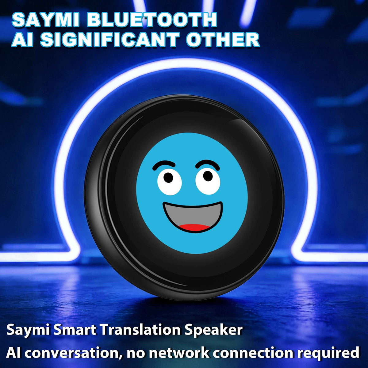 ZNP Z01 Saymi Intelligent Translation Machine Supports 60 Languages, Accurate Translation, Foreign Language Learning, AI Assistant, Battery Life Of 24 Days, Large Capacity+Phone Holder