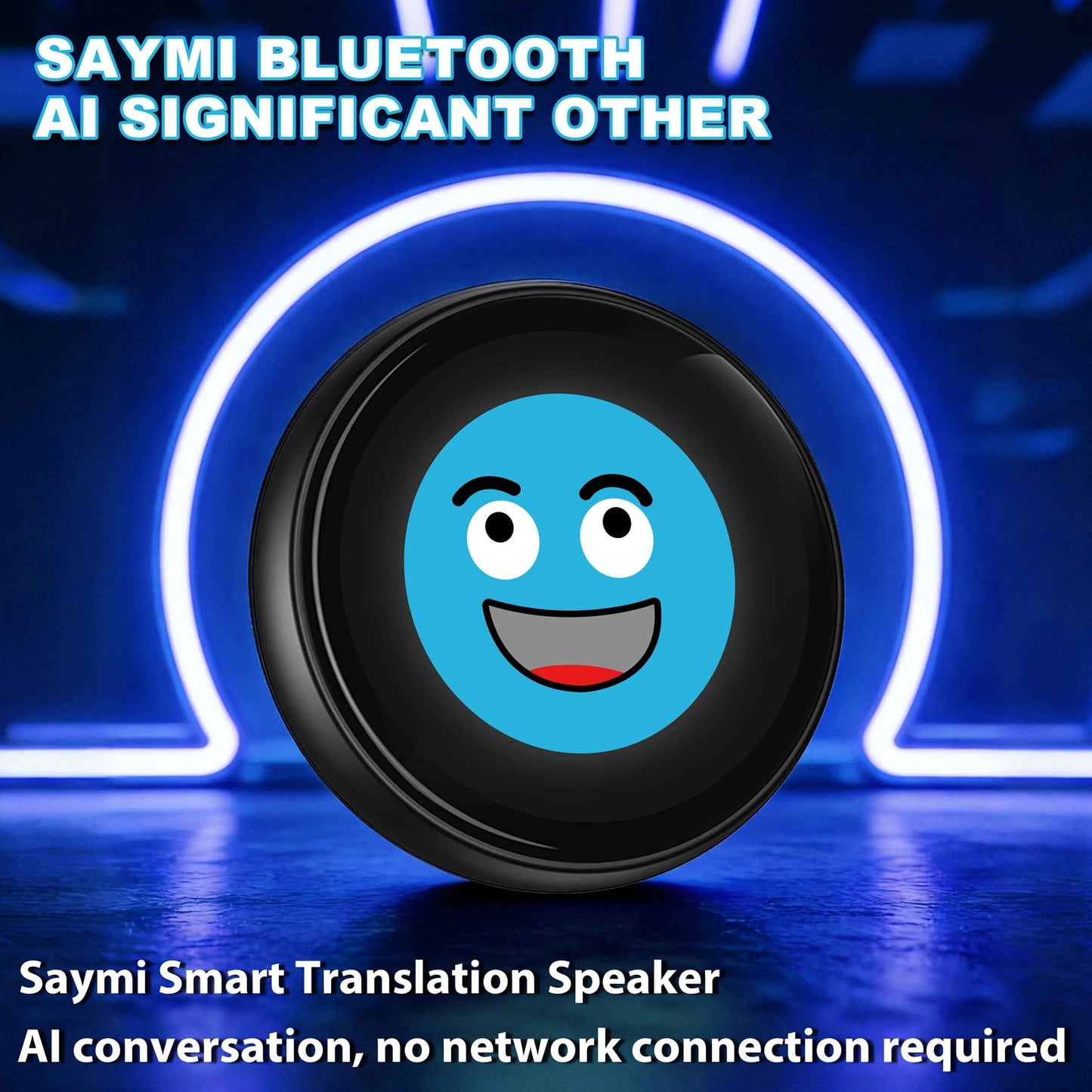 ZNP Z01 Saymi Intelligent Translation Machine Supports 60 Languages, Accurate Translation, Foreign Language Learning, AI Assistant, Battery Life Of 24 Days, Large Capacity+Phone Holder