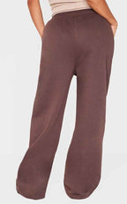 Shape Grey Marl Binded High Waist Wide Leg Joggers