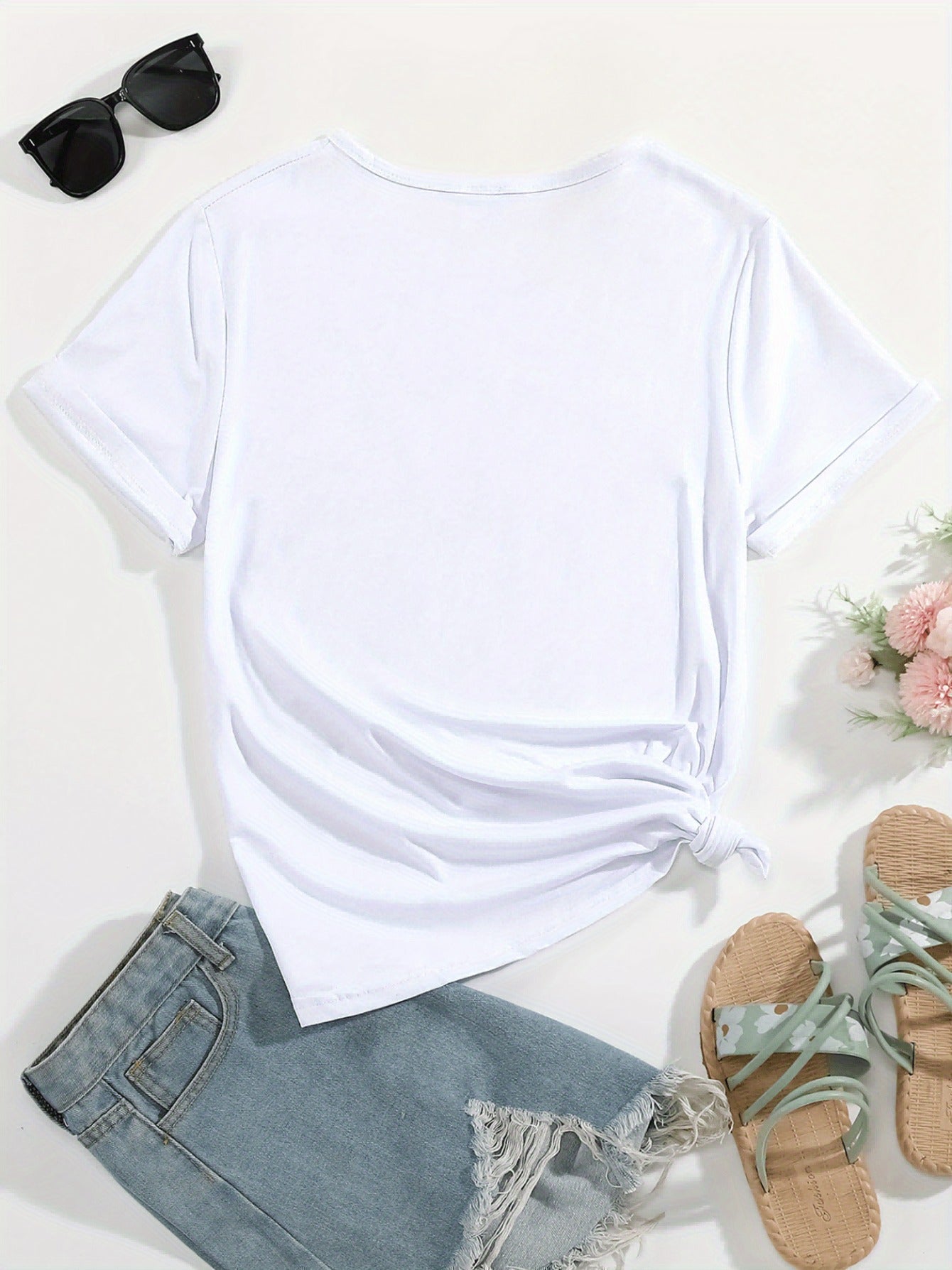 T-Shirt in 3 Colors - 180G [Popular Trendy Print] K-Pop Hand Symbol Kpop Ramen Bubble Tea Boba, Featuring a Printed Design on a Women'S Loose Round Neck Sweatshirt Hoodie, Long Sleeve T-Shirt Suitable for Casual Wear for Wome SS69