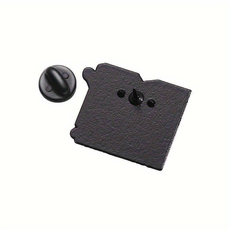 3pcs MTV Cartoon-Inspired Alloy Brooch Pins - Vibrant, Colorful Music Television Metal Badge Accessories, Cute and Versatile for Casual Attire SS69