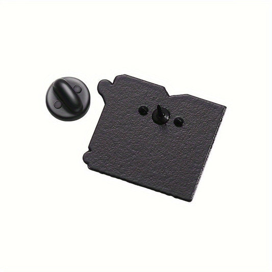 3pcs MTV Cartoon-Inspired Alloy Brooch Pins - Vibrant, Colorful Music Television Metal Badge Accessories, Cute and Versatile for Casual Attire SS69