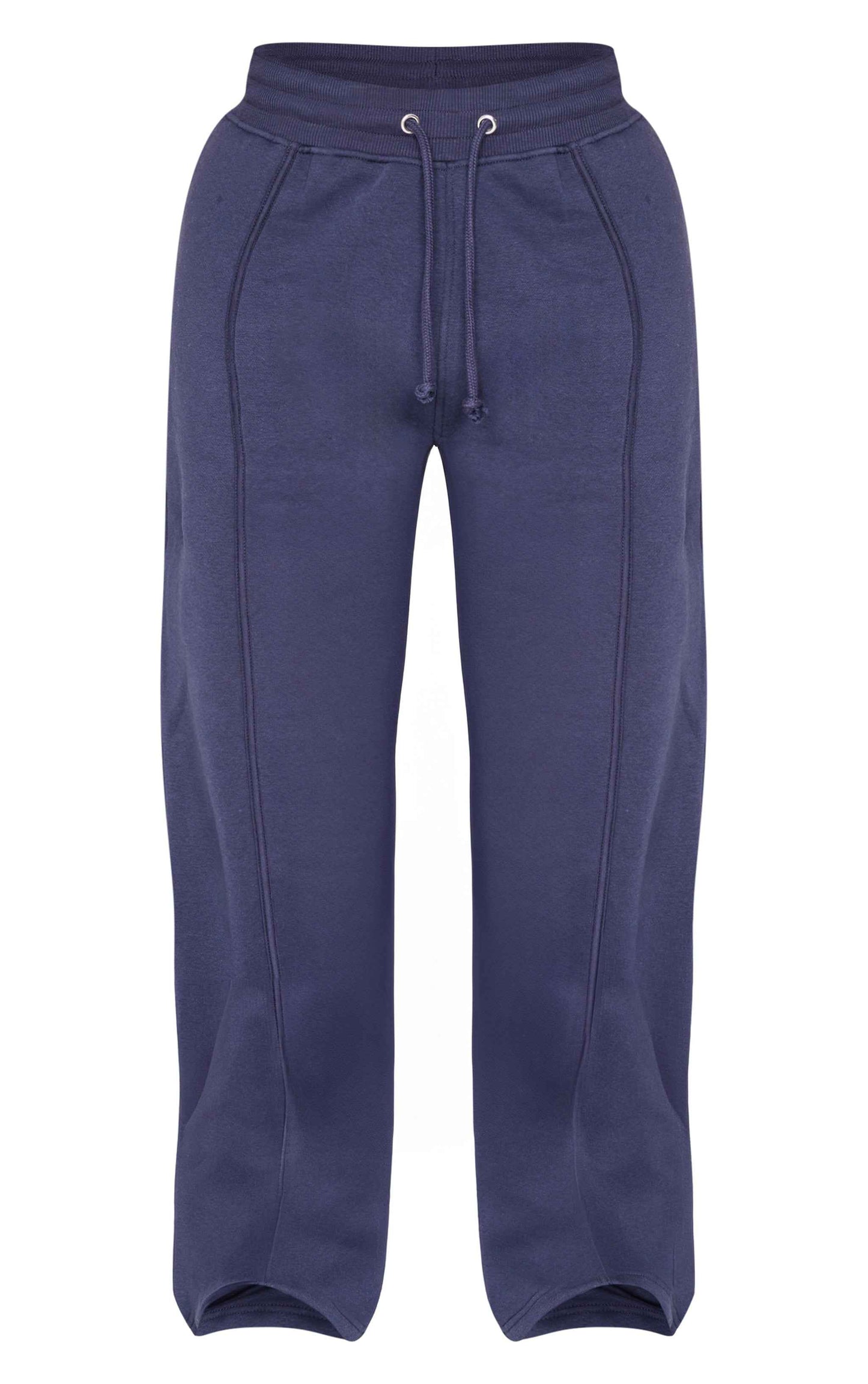 Shape Grey Marl Binded High Waist Wide Leg Joggers