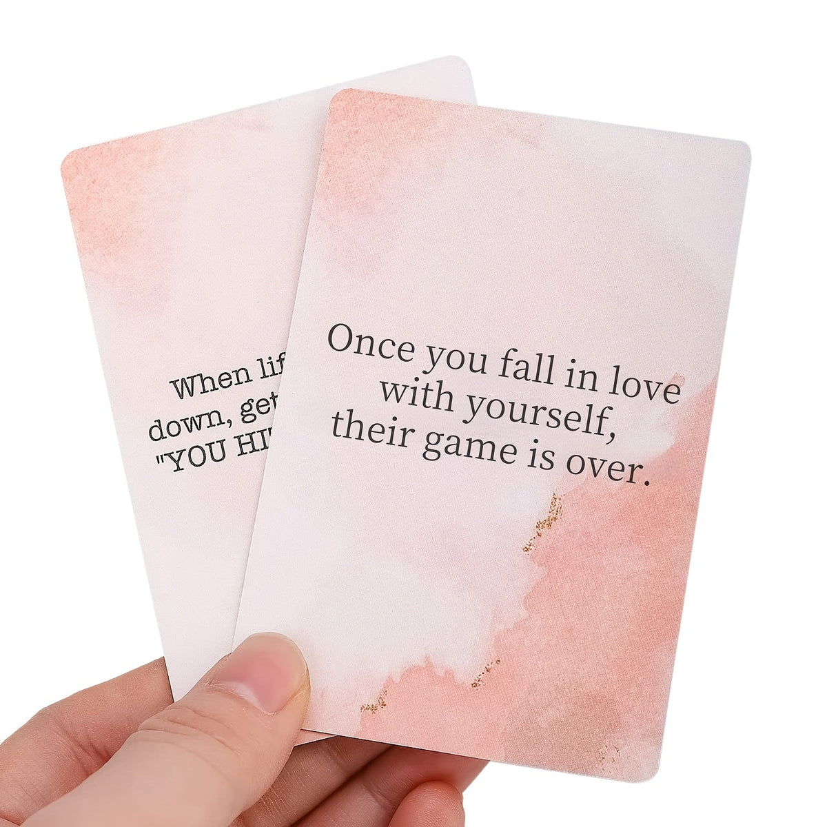 Badass Affirmations Cards, Daily Motivational & Inspirational Paper Cards for Women, Empowering Birthday Gifts, Humorous Small Size, Self-Confidence Boosters SS69