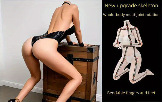 Life Size Real Body TPE Sex Doll, Soft & Elastic with Realistic Curves, Standable Female Model Figurine Japan Style, Porn Fantasy Adult Toy for Men, Vaginas Pics Real Experience, Vibrater for Women, Pocket Pussy, Dildo, Strap SS69