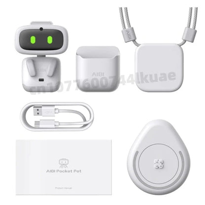 AI Pocket Pet AIBI Smart Robot Bluetooth Wifi Connect Voice Conversation GPT Rotating Camera Portable Small intelligent Robots - SS69