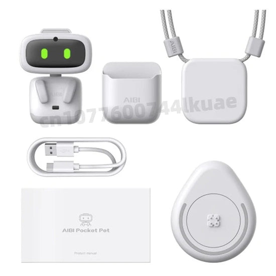 AI Pocket Pet AIBI Smart Robot Bluetooth Wifi Connect Voice Conversation GPT Rotating Camera Portable Small intelligent Robots - SS69